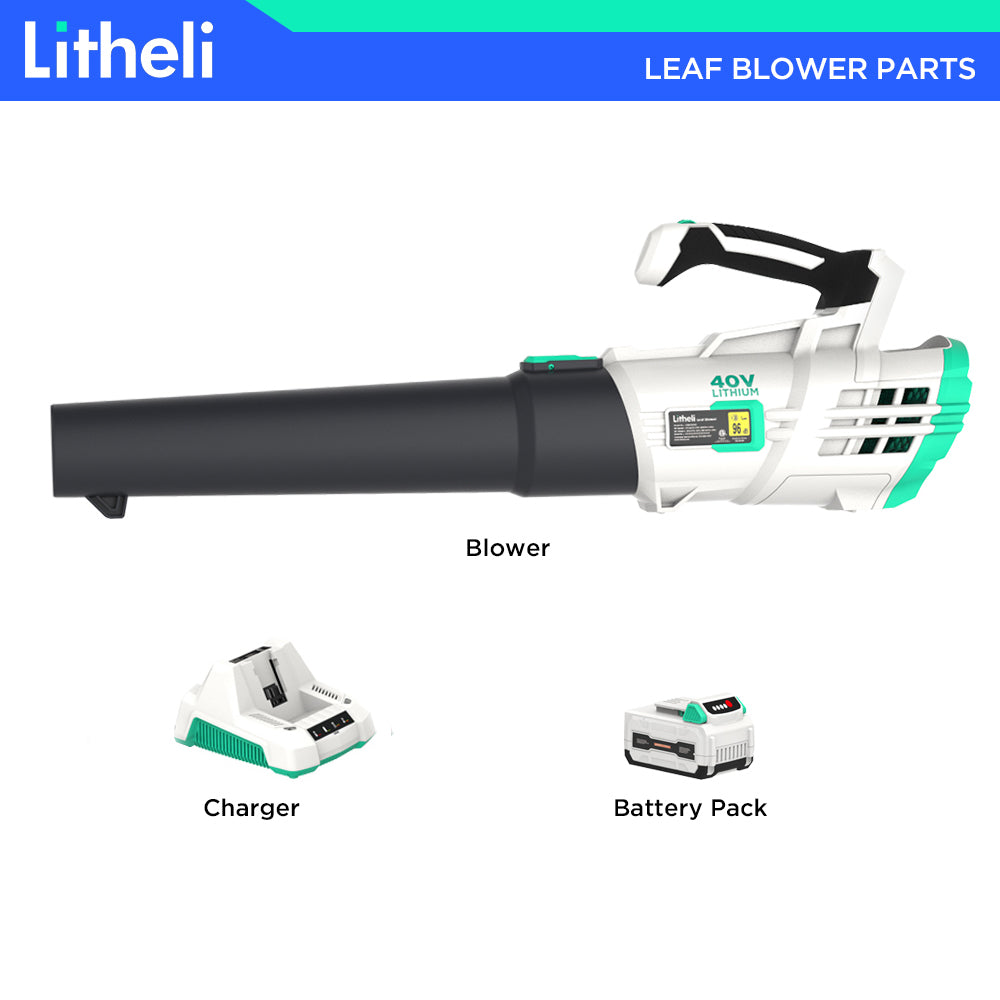 Litheli 40v deals leaf blower