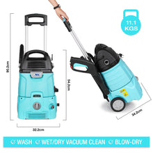 Load image into Gallery viewer, AAVIX 3-in-1 Pressure Washer, Wet &amp; Dry Vacuum &amp; Blower – 2030 PSI