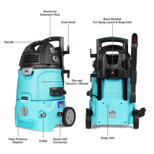 Load image into Gallery viewer, AAVIX 3-in-1 Pressure Washer, Wet &amp; Dry Vacuum &amp; Blower – 2030 PSI