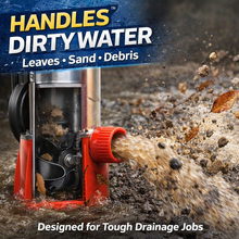 Load image into Gallery viewer, 1500W Submersible Dirty Water Pump – 15,000 L/H High Flow Drainage Pump for Basement Pool &amp; Garden