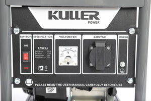 KULLER 2500w Pure Sine Wave Single-Phase Petrol Inverter Backup Generator