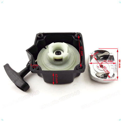 Replacement easy start recoil pull starter kit for brush cutter