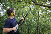 Load image into Gallery viewer, KULLER Corded Electric Pole Chainsaw / Hedge Trimmer Multi function 2in1
