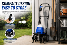 Load image into Gallery viewer, AAVIX AGT307 1250W Electric Garden Tiller Cultivator Rotary Hoe 320mm