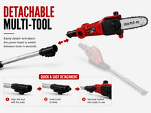 Load image into Gallery viewer, MATRIX 20v X-ONE Cordless Pole Chainsaw Kit incl Battery