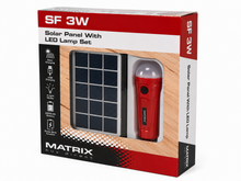 Load image into Gallery viewer, SF-3W Solar LED Torch Emergency Camping Light Powerbank