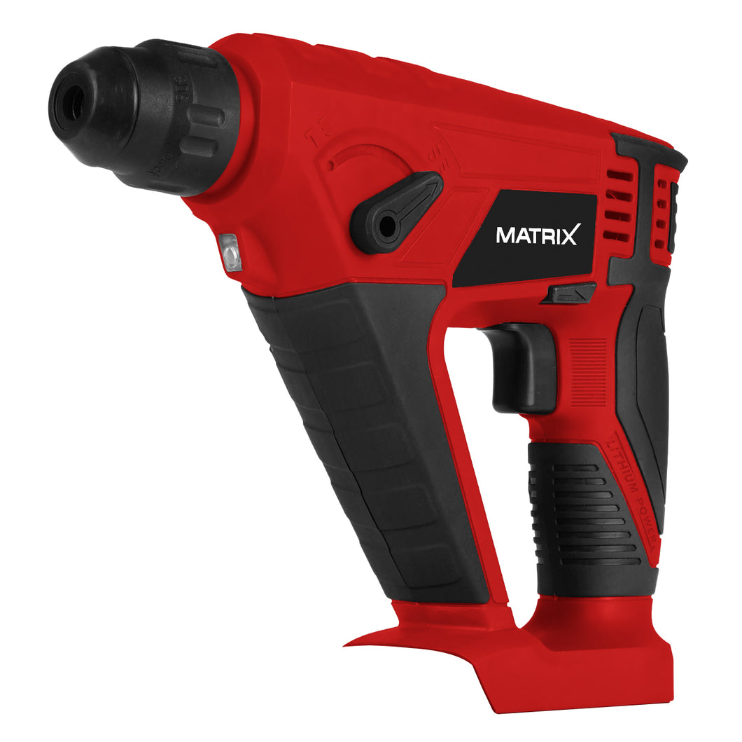 MATRIX 20v X-ONE Cordless Rotary Hammer Skin Only - MATRIX Australia