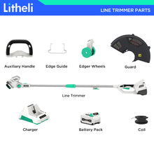 Load image into Gallery viewer, LITHELI 40V Cordless Whipper Snipper String Grass Timmer Kit - MATRIX Australia