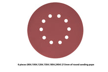 Load image into Gallery viewer, 6 Pieces 10 Holes Sanding Discs Sander Paper For Drywall Sander ?? 225 - MATRIX Australia
