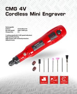 4V Cordless Mini Grinder Engraver - MATRIX Australia