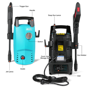 Electric High Pressure Washer 1450 PSI - Matrix Australia