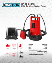 Load image into Gallery viewer, 20v X-ONE Cordless Submersible Water Pump - MATRIX Australia
