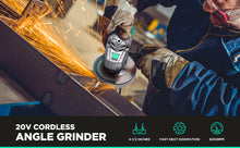 Load image into Gallery viewer, LITHELI 20V Cordless 4-1/2&quot; ANGLE GRINDER Kit with 4A Battery - MATRIX Australia