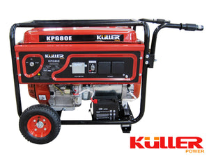 KULLER 18HP 8000w Max/7500w Rated Single-Phase Petrol Backup Generator - MATRIX Australia