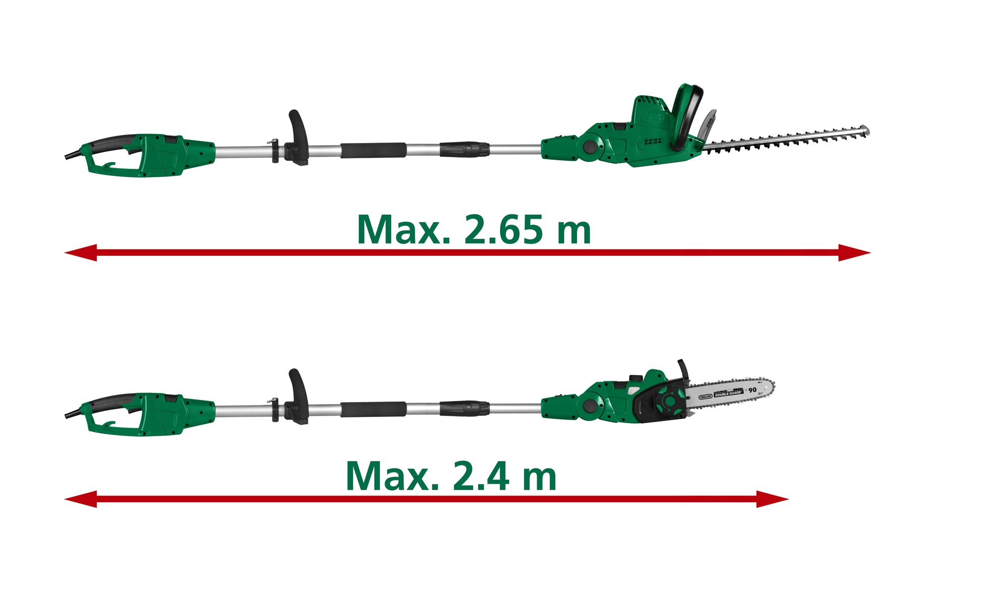 Gardenline pole store hedge trimmer