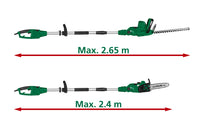 Load image into Gallery viewer, Corded Electric Pole Chainsaw Hedge Trimmer Line Whipper Snipper 5in1 - MATRIX Australia